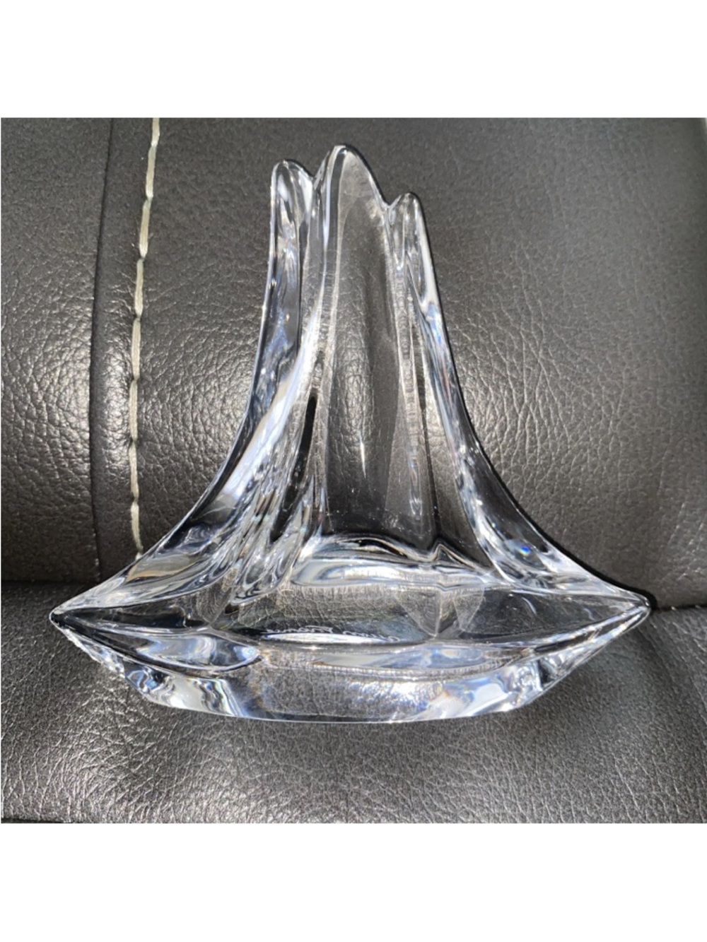Clear Glass Decorative Sailboat Accent - Elegant Home Accent - Picture 16 of 16